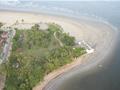 Foto: Marcos Pertinhes / vista erea do Forte So Joo e Parque Tupiniquins